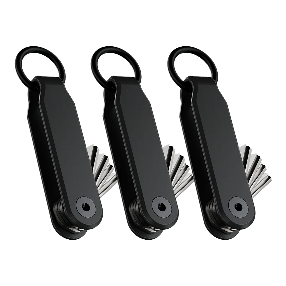 3 Pack Keysmart® Loop | Key Holder With Locking Screws | Organize Up To 5 Keys