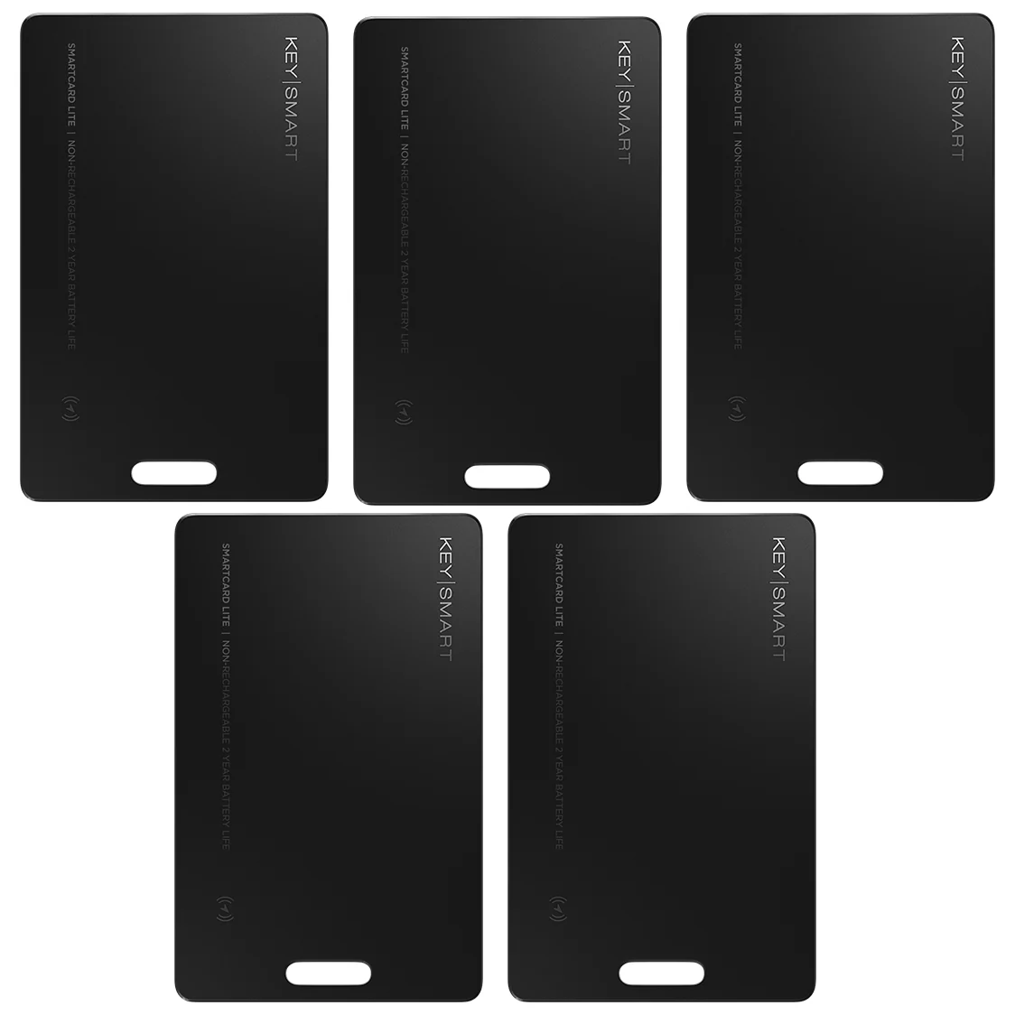 5 Pack SmartCard Lite (Gen 2) | Works With Apple Find My App | 2 Year Battery