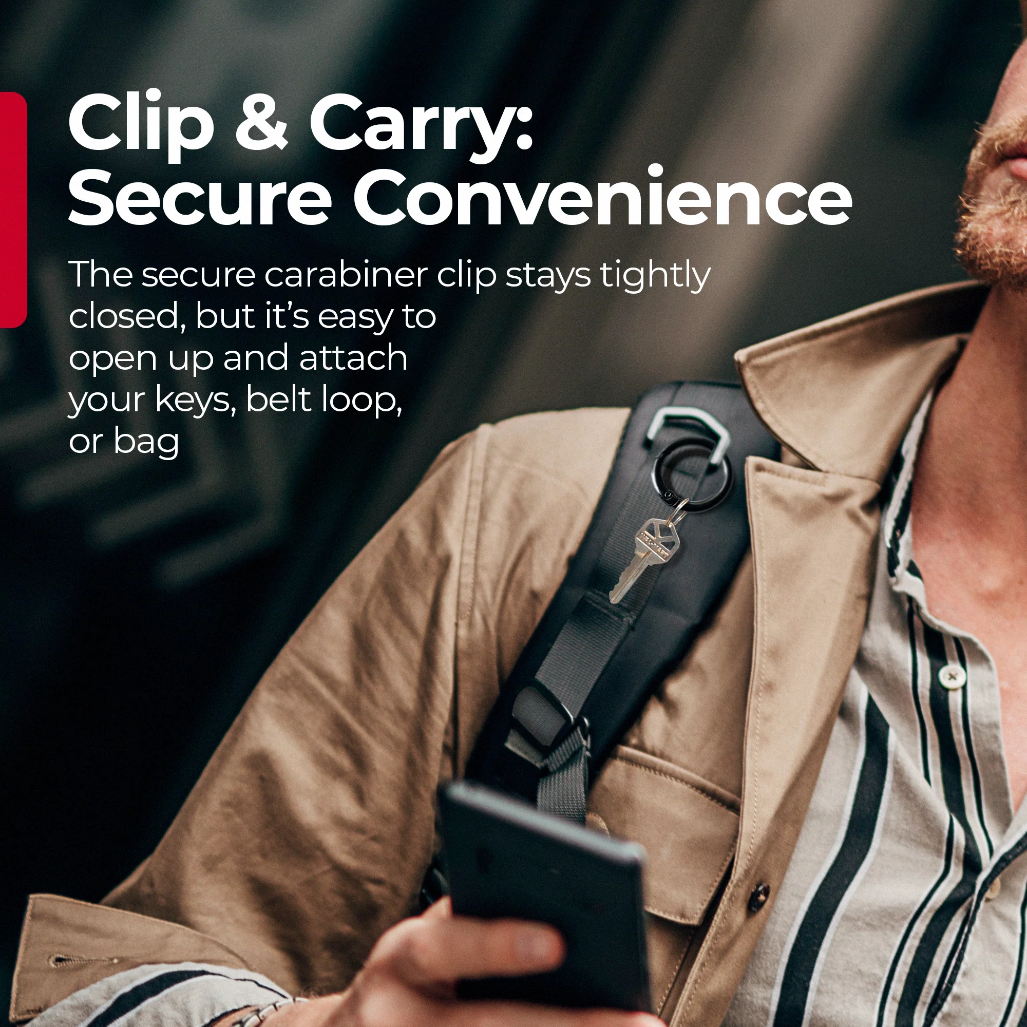 CarabinerClip 4-pack | 4 Pieces 2 Sizes | Universal Compatibility | Easy to Use - Image 4