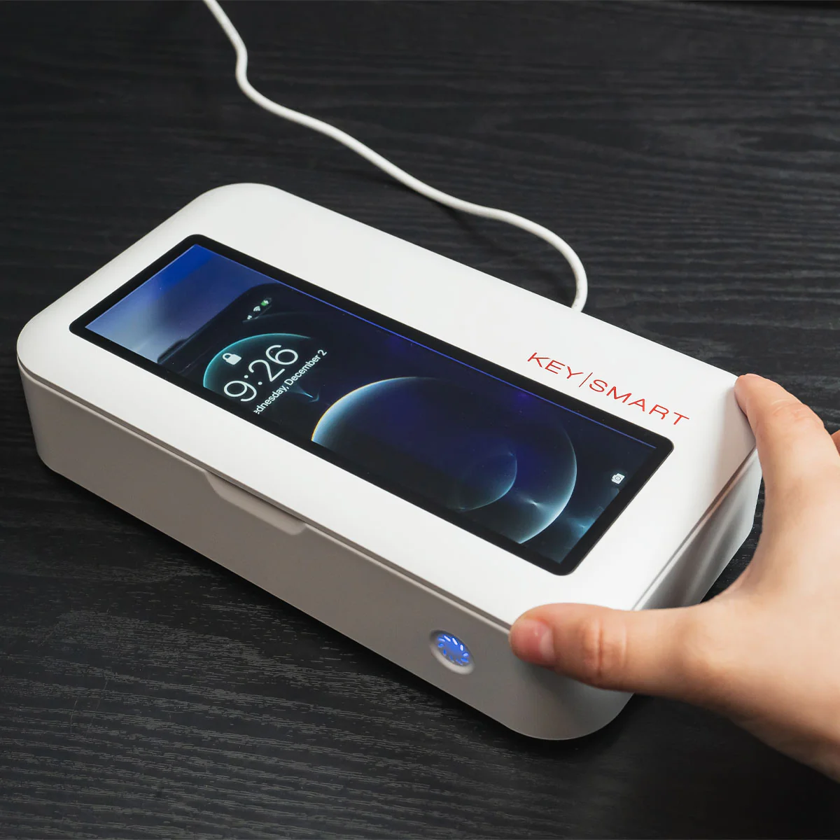CleanTray Charge | Quickly Kills 99.99% of Germs | Built-in Wireless Charger - Image 2