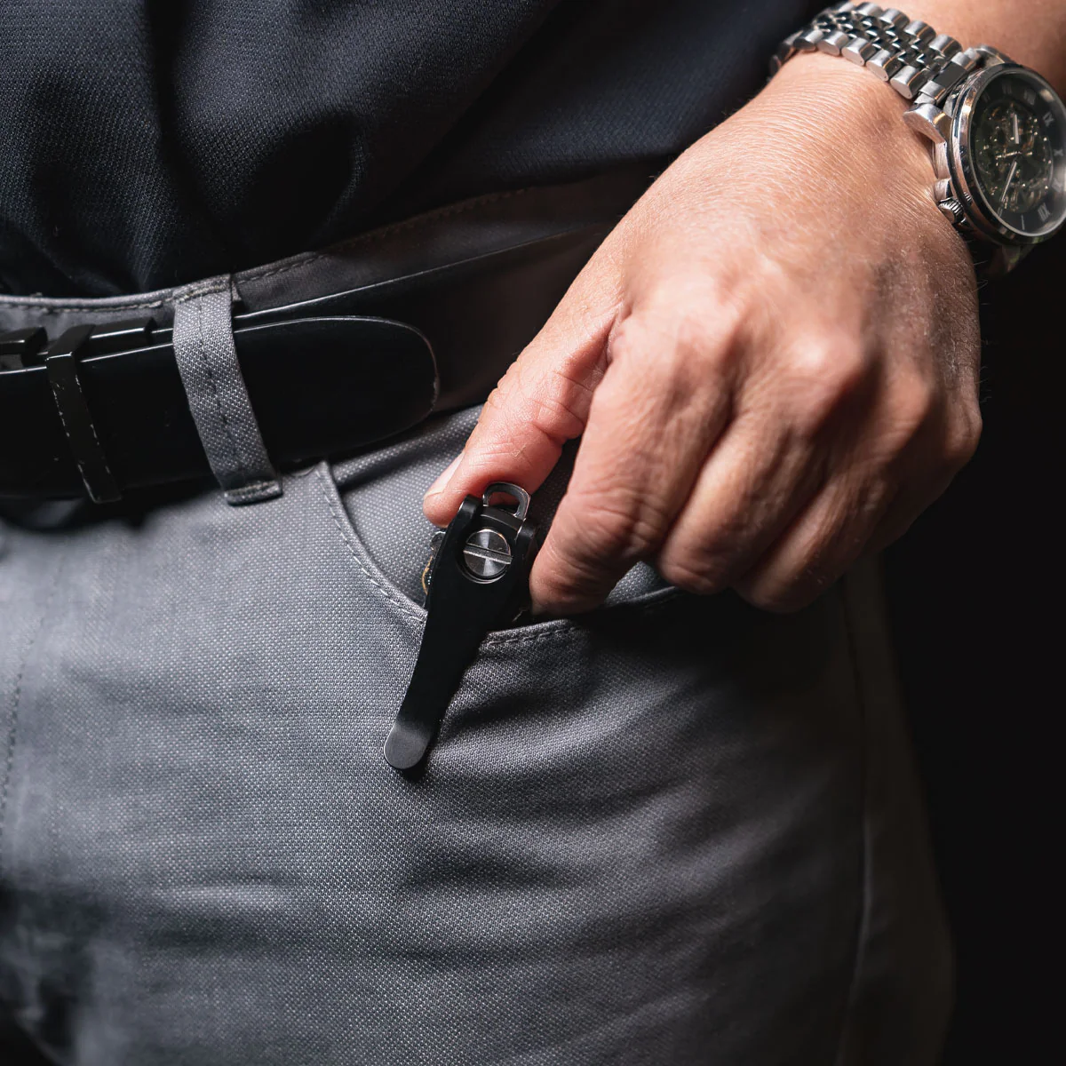 Deep Carry Pocket Clip | Keep Your KeySmart in Place | Stainless Steel - Image 8