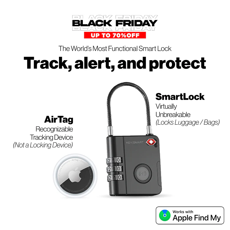 KeySmart SmartLock: The World’s First Trackable Luggage Lock | BL FR - Image 5